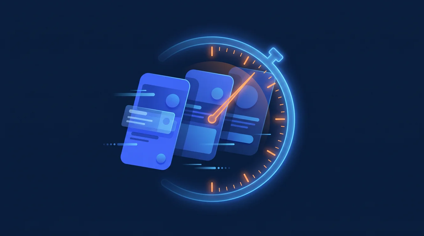 Illustration representing the measurement of page transitions in single-page applications with Chrome 151
