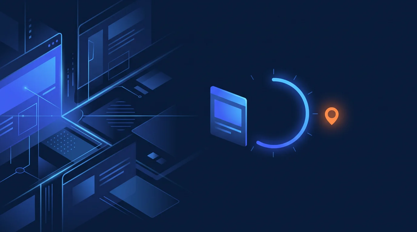 Illustration of a standalone event-focused micro site apart from the main structure